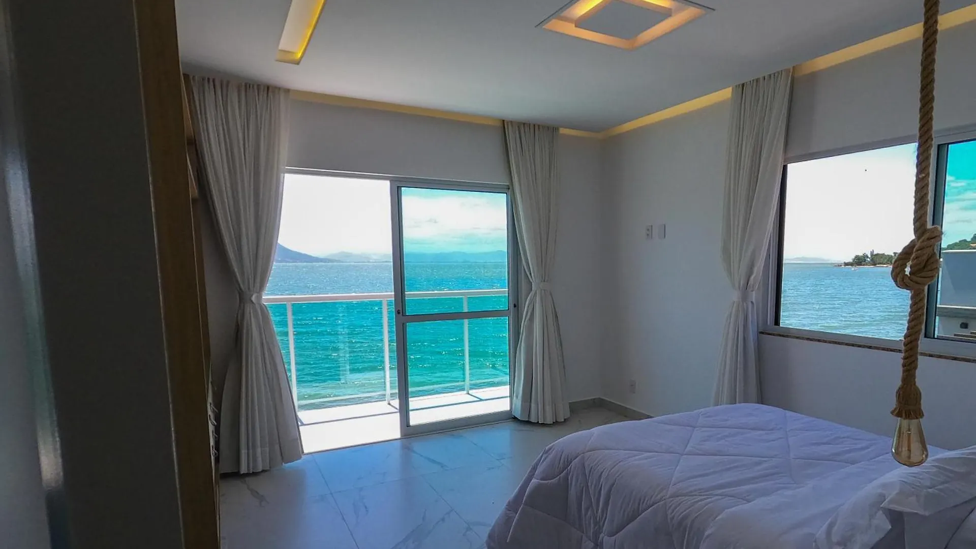 Casa A Beira-Mar, Com Spa E Vista Deslumbrante No Ribeirao Da Ilha Em Florianopolis 0*,