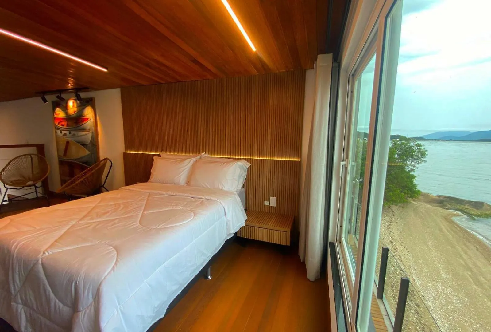 Casa A Beira-Mar, Com Spa E Vista Deslumbrante No Ribeirao Da Ilha Em Florianopolis Brazil